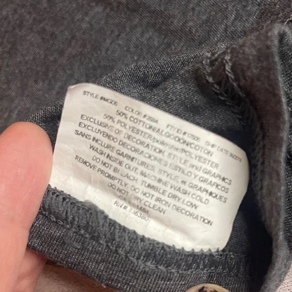 Fanatics Charcoal LA Dodgers 2020 World Series Champions Long Sleeve Shirt - Picture 5 of 5